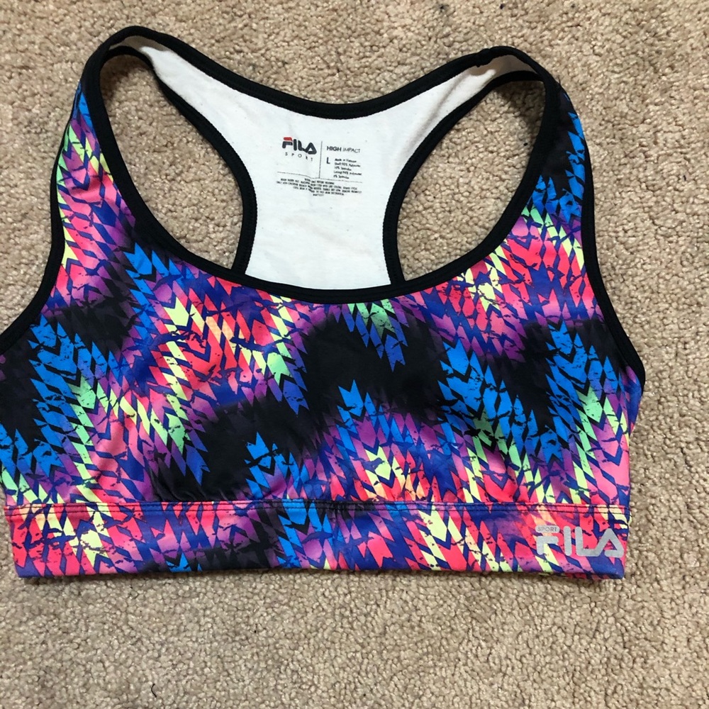 Multicolor sports bra